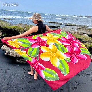 New Design Sarongs Pareo Rayon Unique Hand Painted Originally Made in Bali